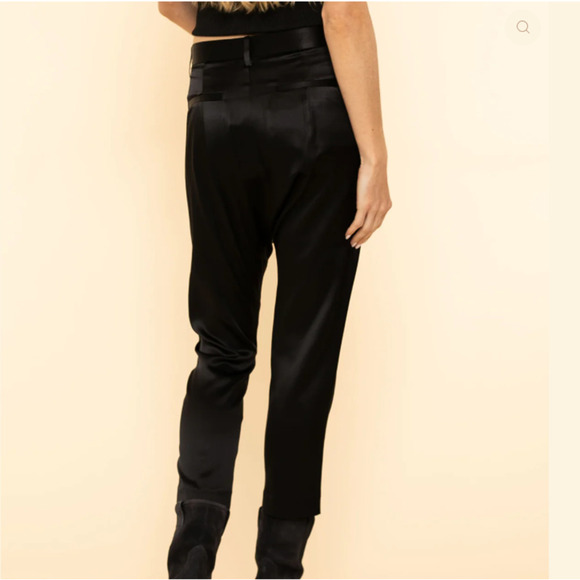 Nili Lotan Silk Satin Paris Pants Size 4 - Picture 3 of 13